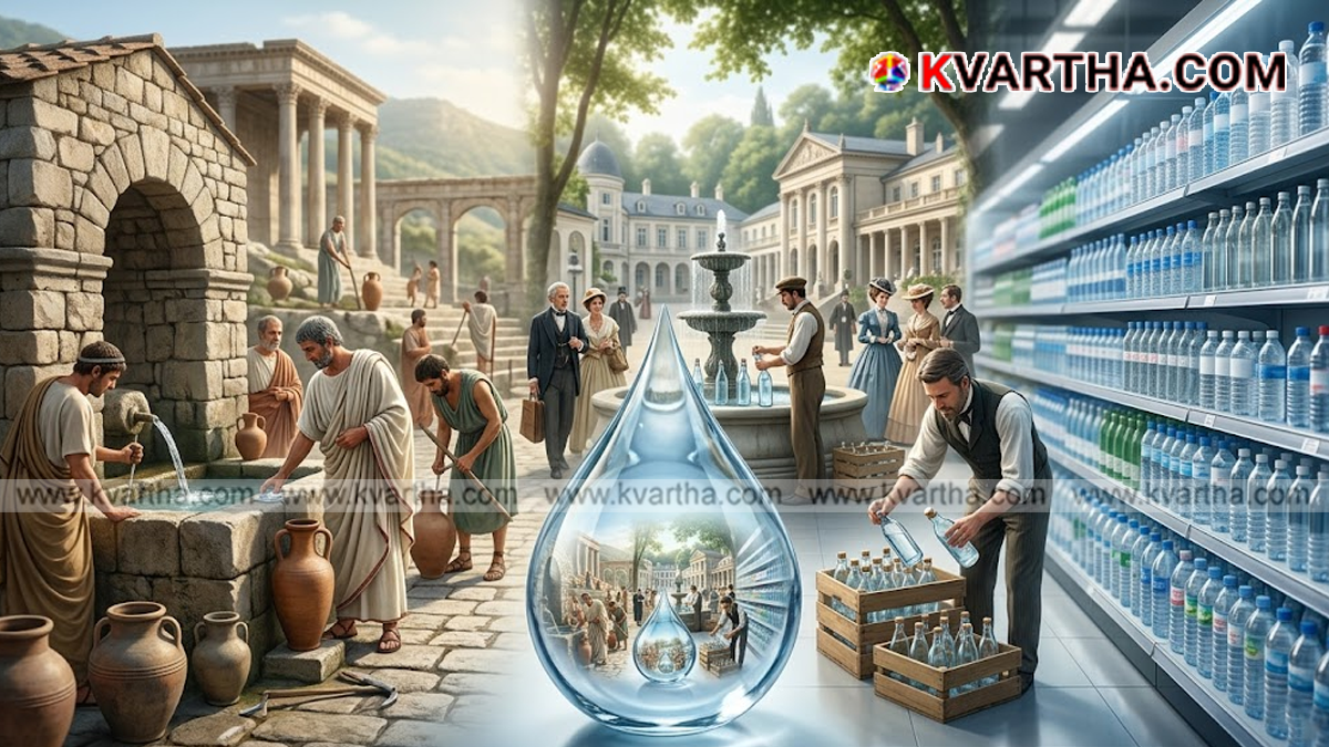  Conceptual illustration of ancient Roman water collection.