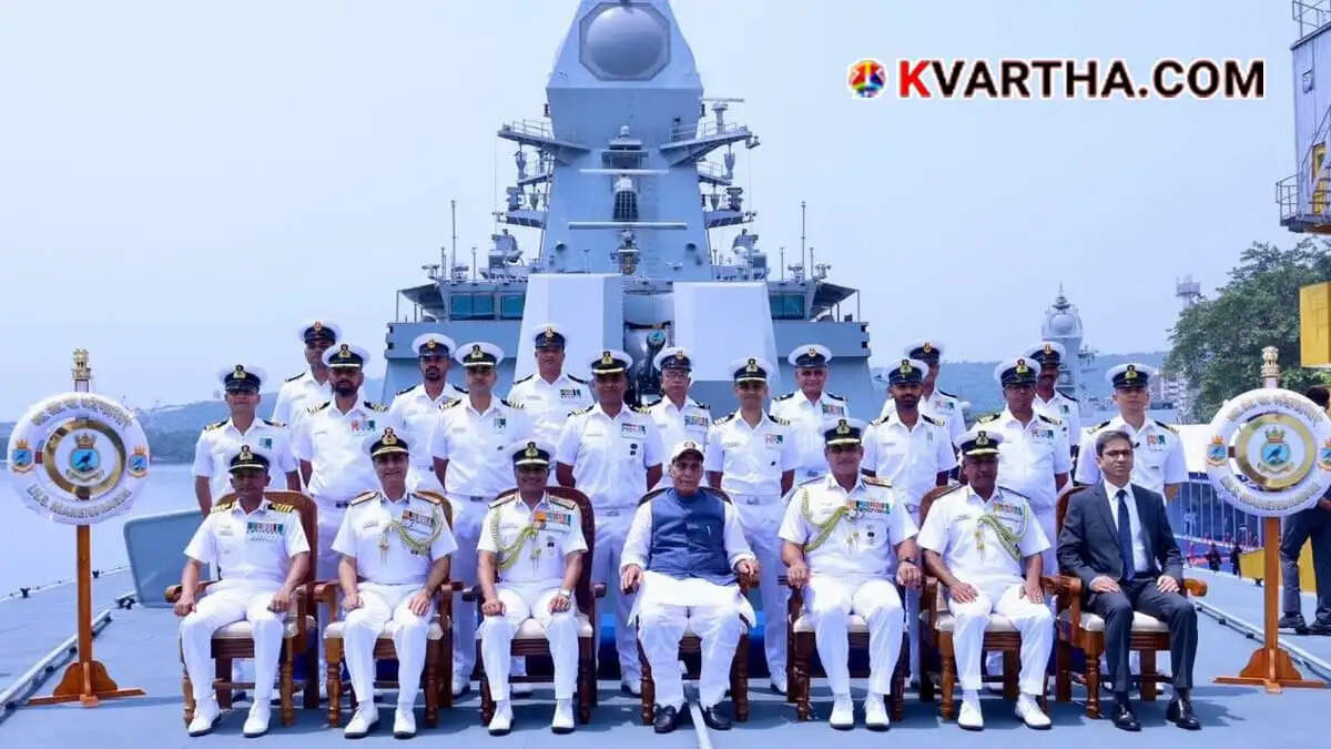 INS Mahendragiri: Defence Minister Rajnath Singh commissions India's 6th Project 17A stealth frigate in Visakhapatnam