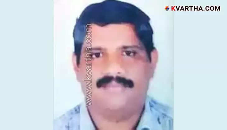 Photo of Ajith Kumar who passed away in Riyadh due to a heart attack.
