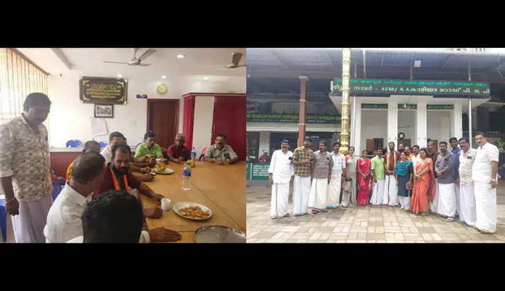 BJP Candidate Visits Religious Site in Kerala