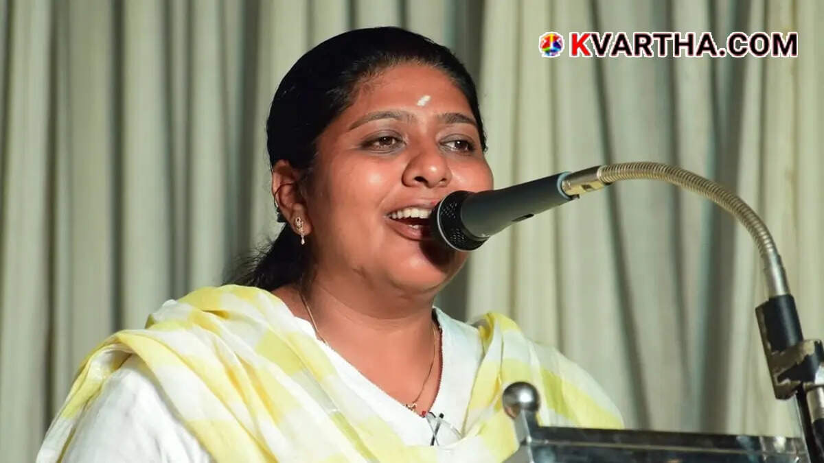 Kerala MLA Vidya Balakrishnan&nbsp;