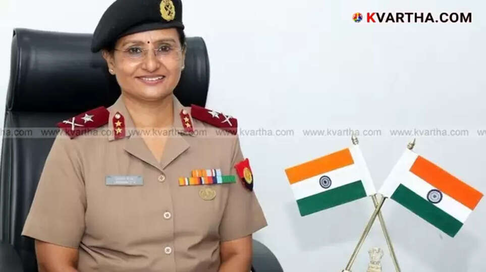 Major General Lissamma P.V., the new Additional Director General of Military Nursing Service.