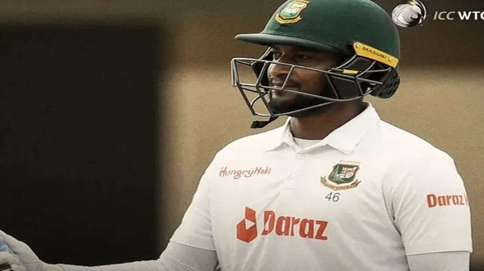 Shakib Al Hasan in action