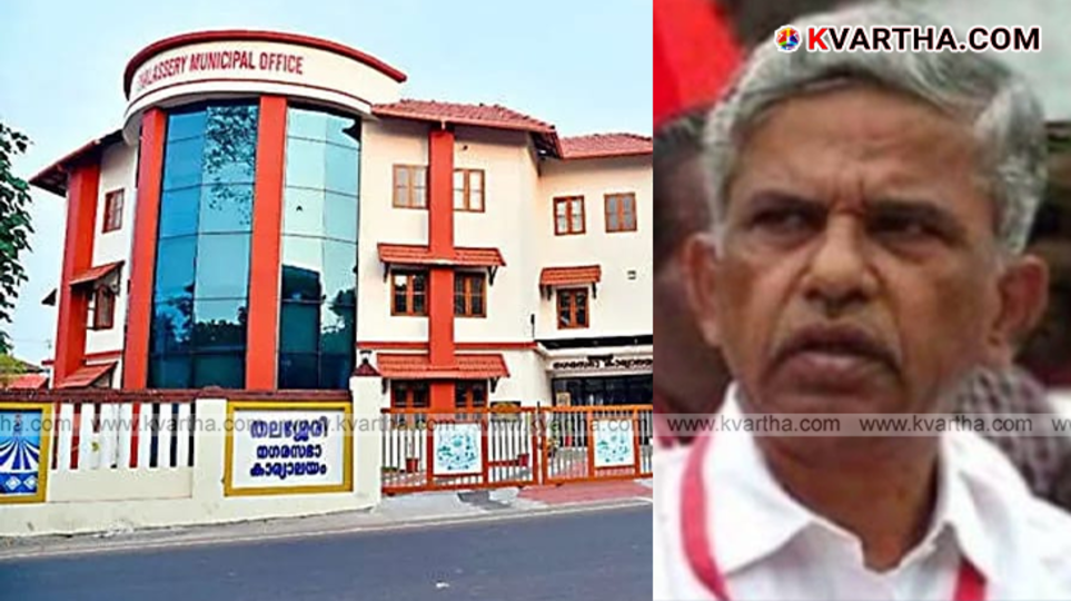 Karayi Chandrasekharan campaigning for election.