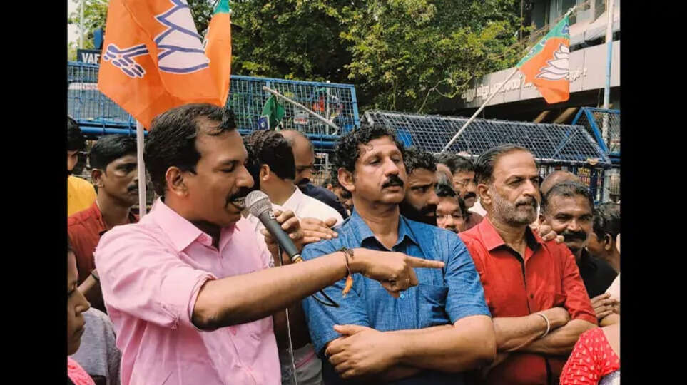 BJP Protest Turns Violent in Kannur