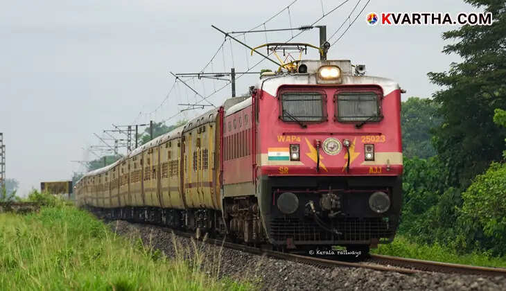 Image of a train, representing the new special services announced for Onam.