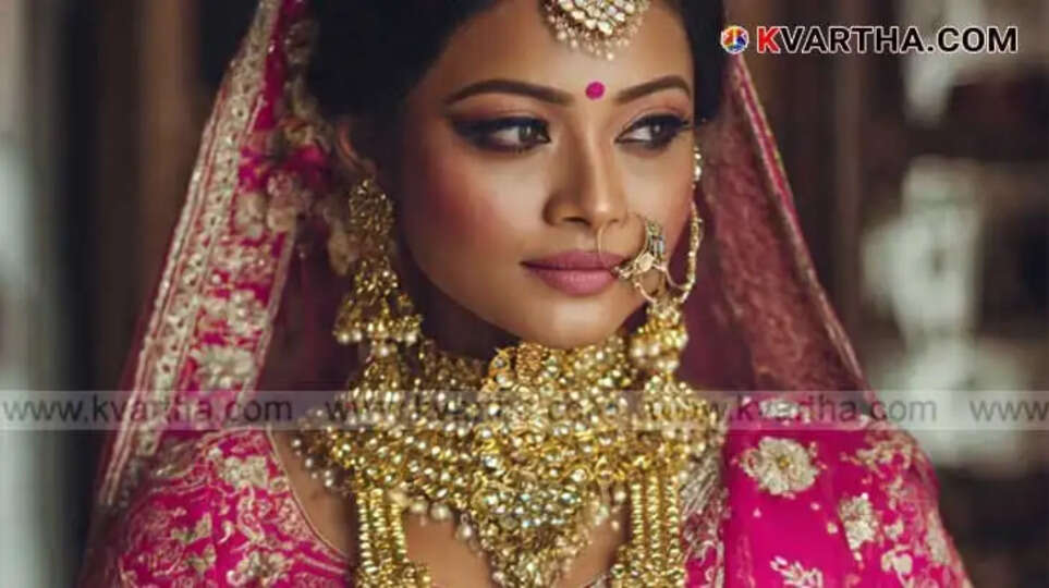Bride Representing Kerala Gold Price April 28 Afternoon