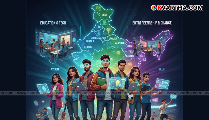Representational image of India's Gen Z youth demographic.