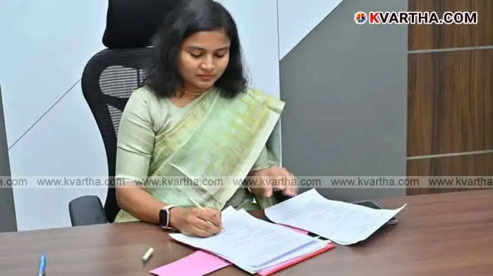 G Priyanka takes charge as Palakkad District Collector