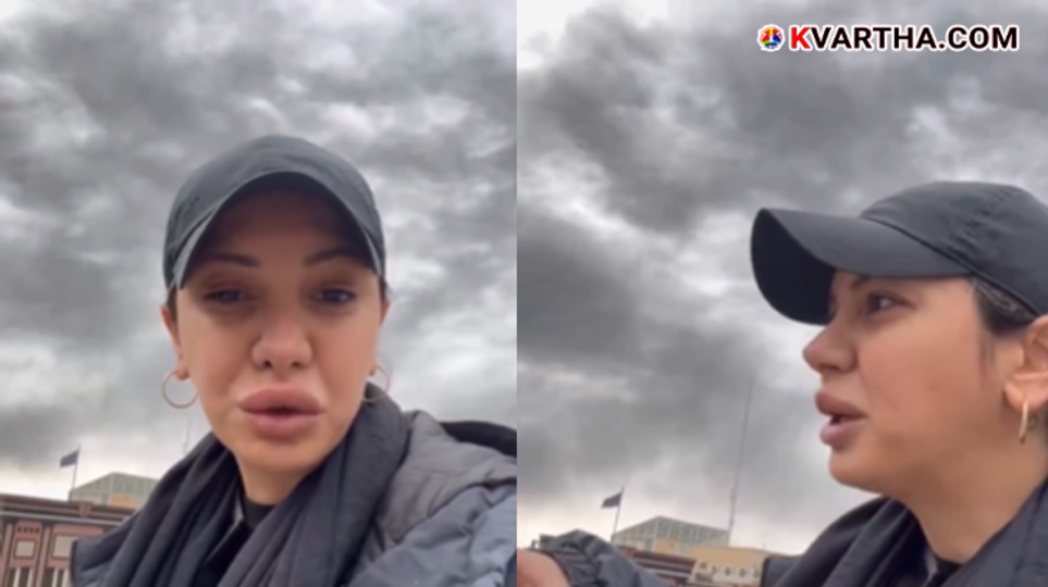 Close up of black oily droplets on a surface in Tehran city