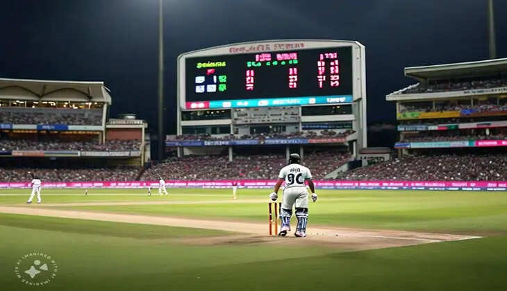 A cricket stadium in Kashmir