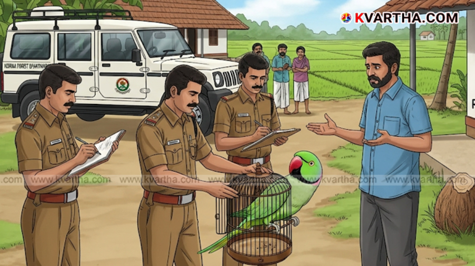 A parakeet, the rare bird at the center of a legal case.