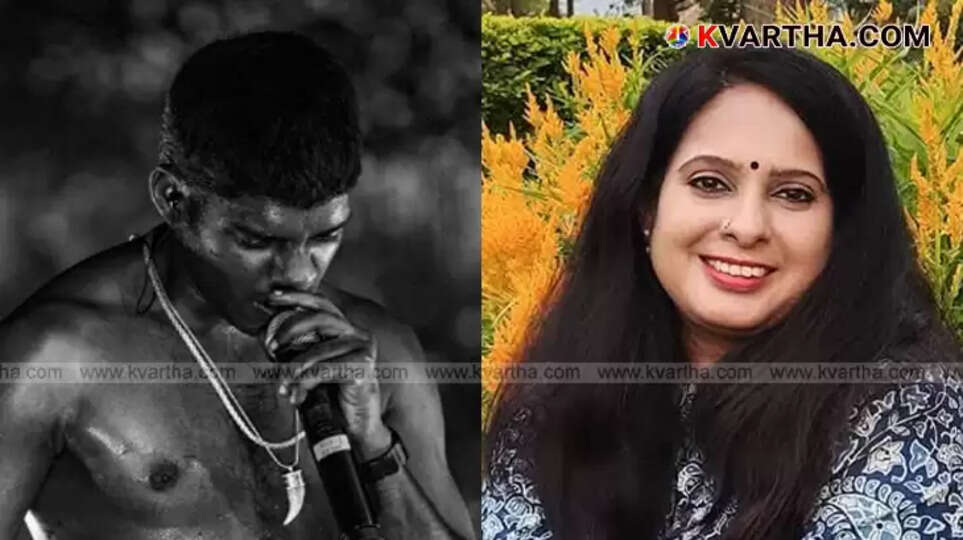 Rapper Vedan with a microphone.