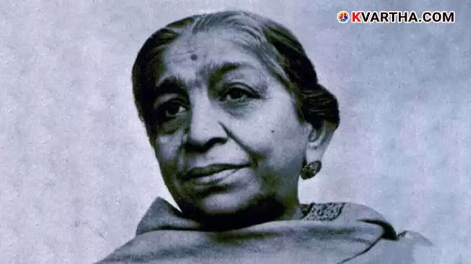 Sarojini Naidu, the Nightingale of India, a freedom fighter and poet