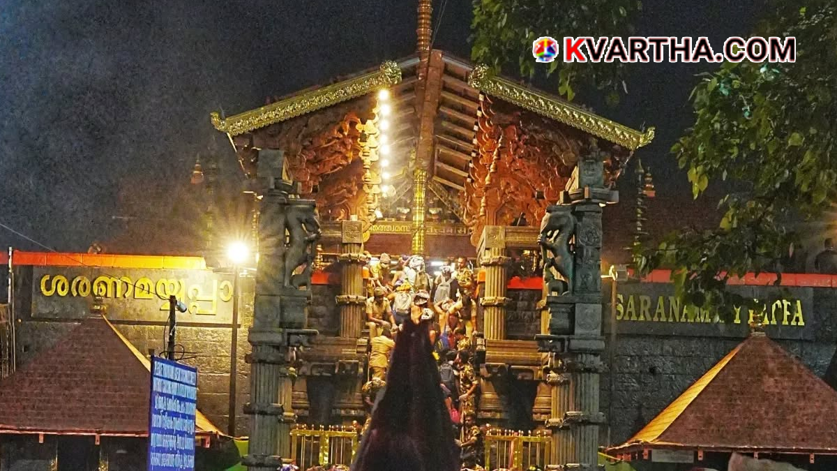 Representational image of Sabarimala temple during Onam festival season