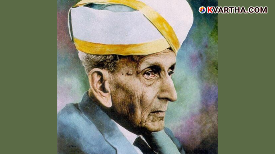 Portrait of Mokshagundam Visvesvaraya, the Father of Indian Engineering.