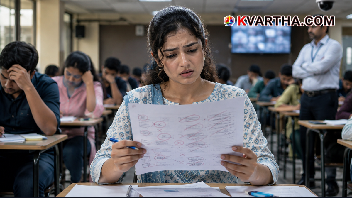  Representational image of students protesting against NTA exam errors and cancellations
