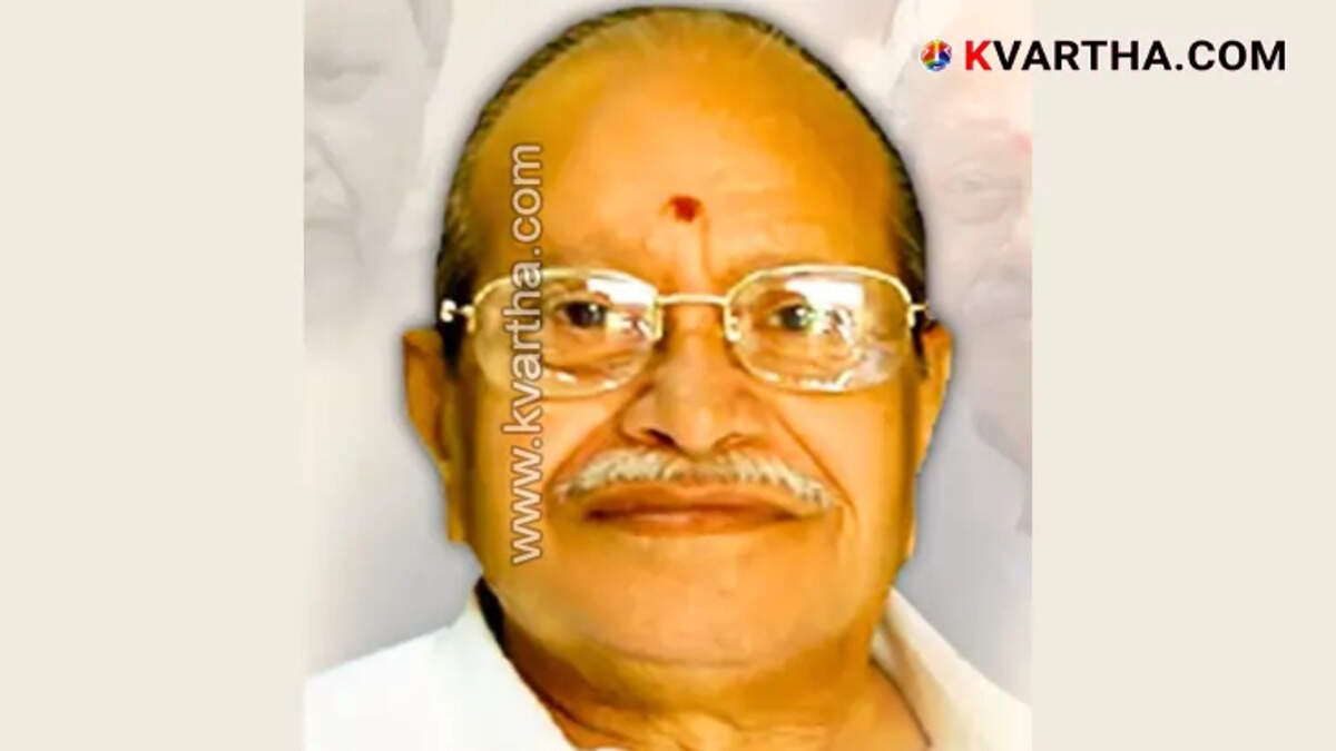Former Puducherry Chief Minister M. D. R. Ramachandran