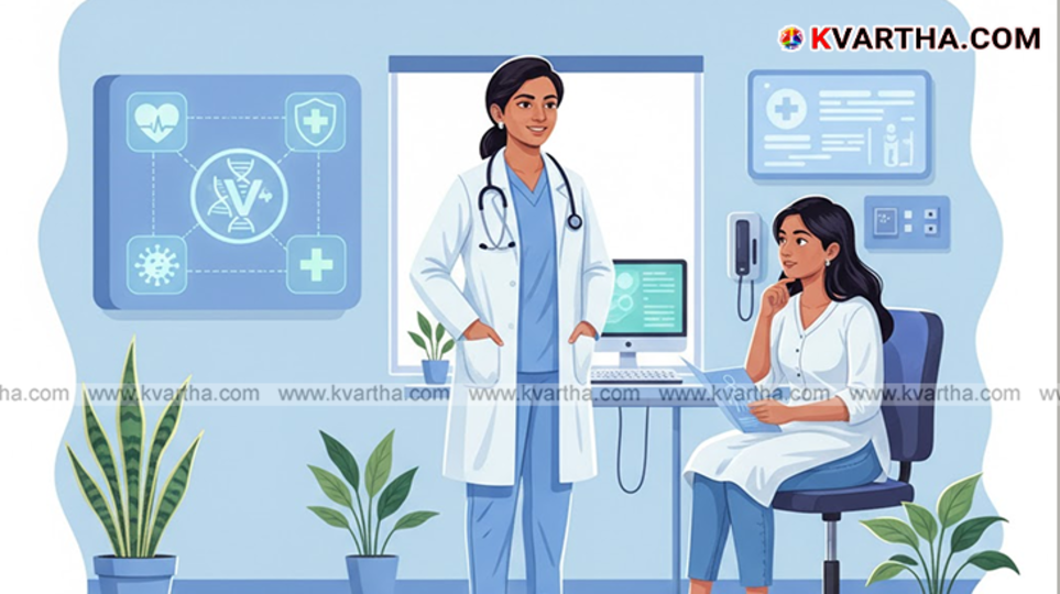 Doctor advising patient on STI prevention