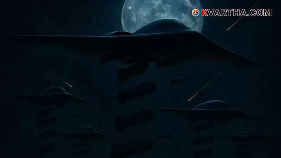 US Air Force B-2 Spirit stealth bomber in flight.