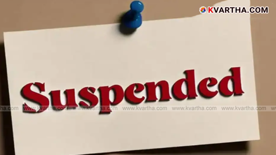 Image of a notice being served to a teacher for participating in RSS route march