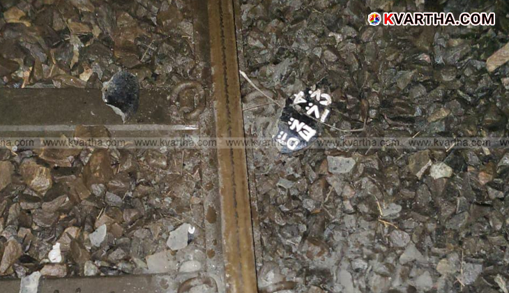 Stones found on railway track in Kannur