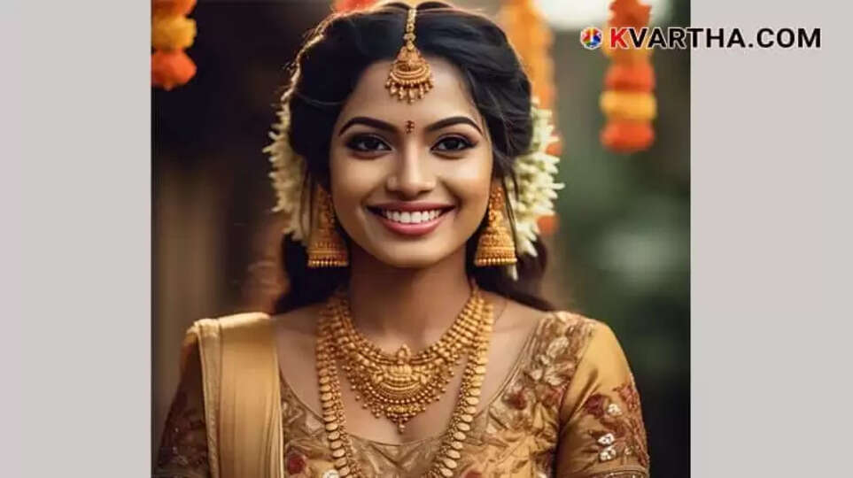 Bride Representing Gold Rate March 06 Kerala