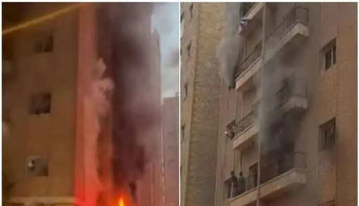 Fire at labour camp in Mangaf, Kuwait City, News, Fire, Labour camp, Mangaf, Injury, Hospitalized, Gulf, World News