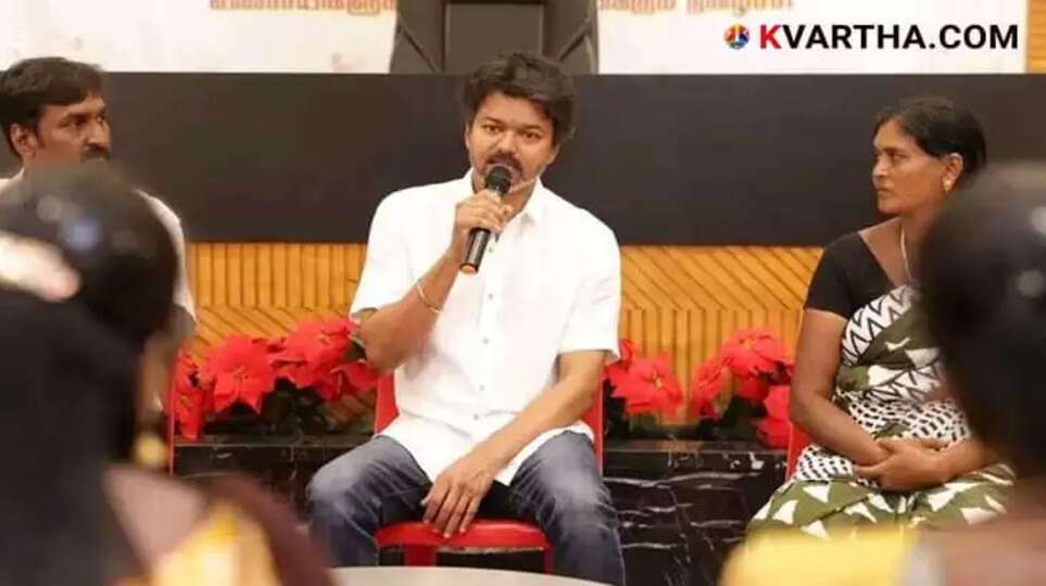 TVK President Vijay Meets Karur Tragedy Victims' Families