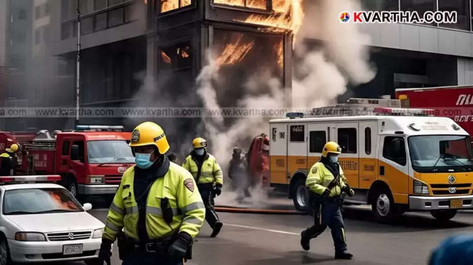 Major Fire Near Charminar in Hyderabad: 17 Deaths; Rescue Operations Underway