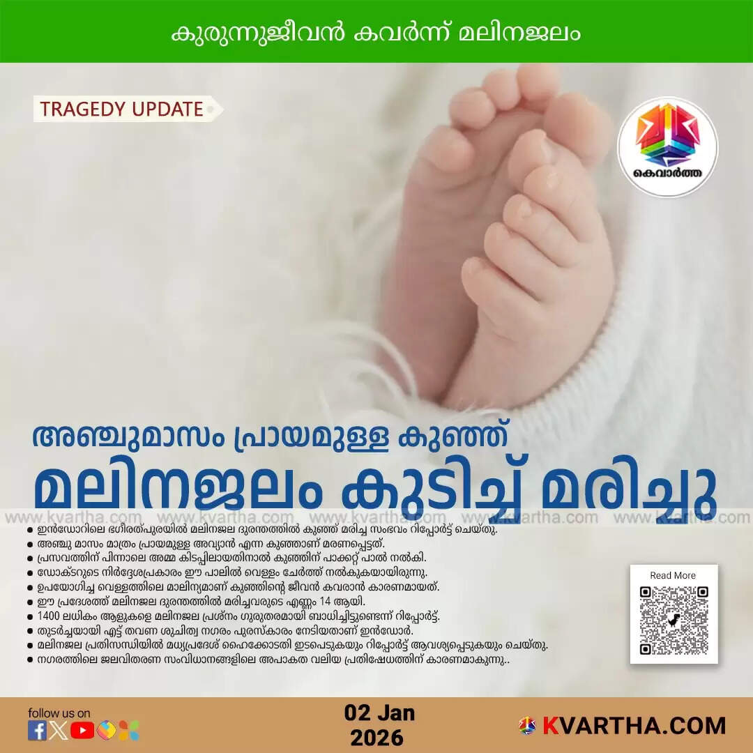 indore contaminated water tragedy infant dies confusion ove