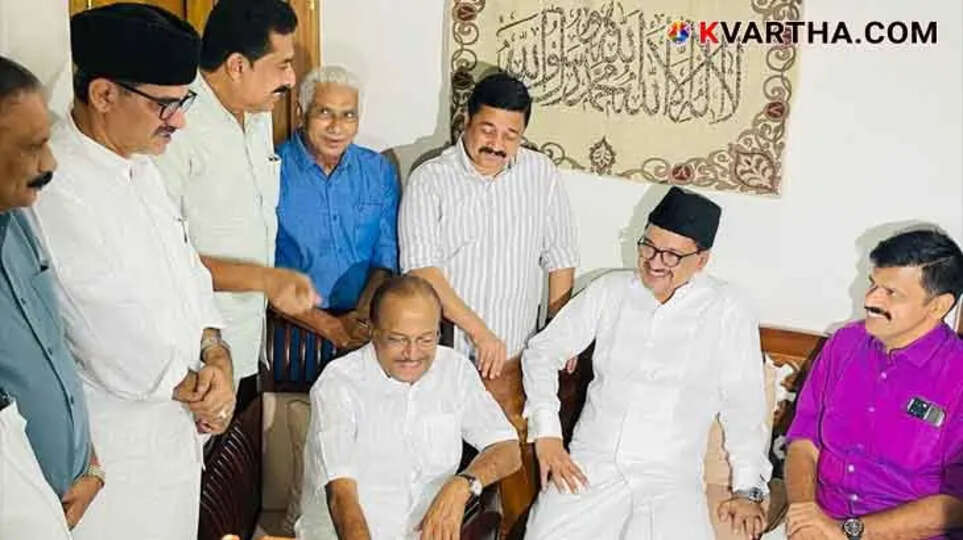 Warm Welcome in Panakkad for Sandeep Warrier