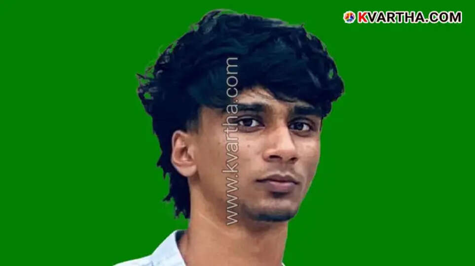 Fallen solar panel on the roadside in Kannur.