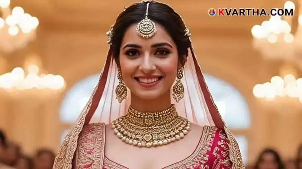 Bride Representing Kerala Gold Prce January 14