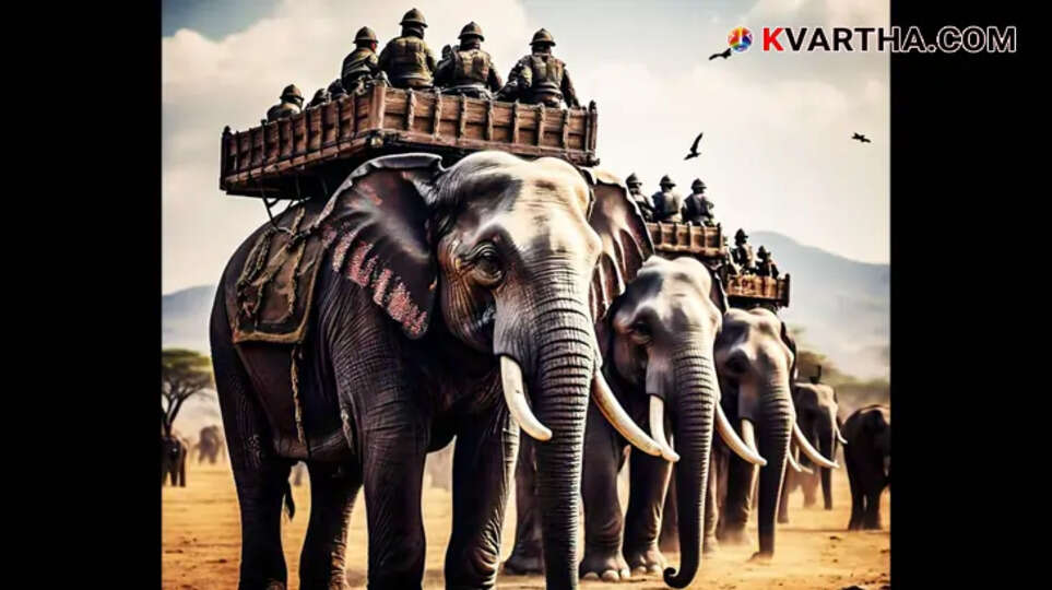 Elephants used in ancient warfare, historical war tactics