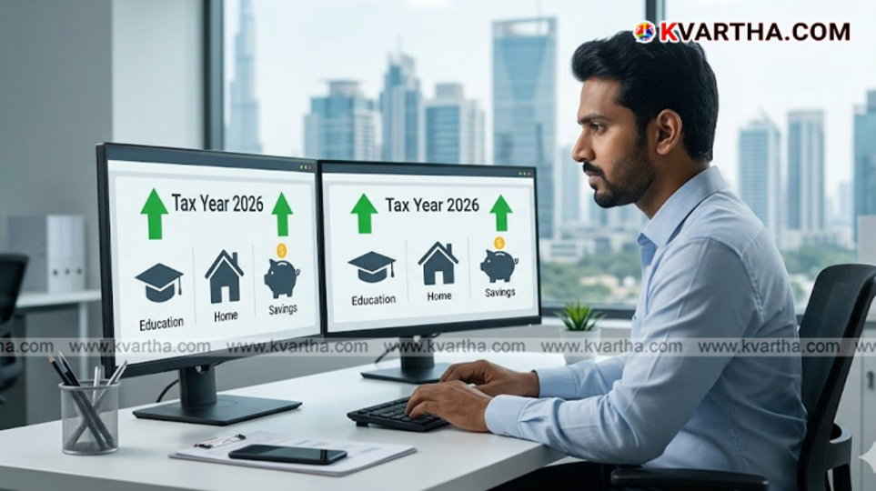 Illustration of Income Tax India 2025 law reforms and documents.