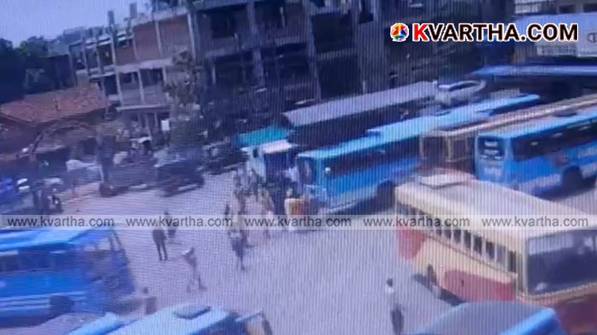 CCTV footage capture of the accident.