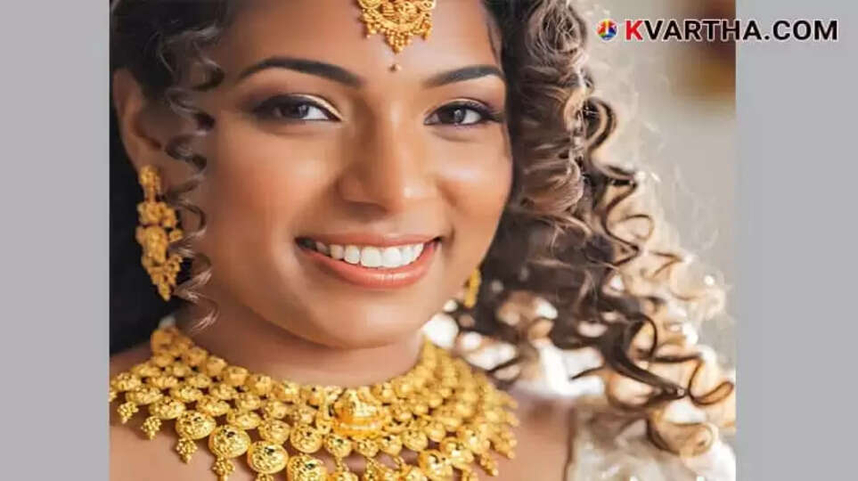 Bride Representing Kerala Gold Price May 29