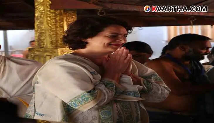 Priyanka Gandhi visits Thirunelli Temple in memory of her father