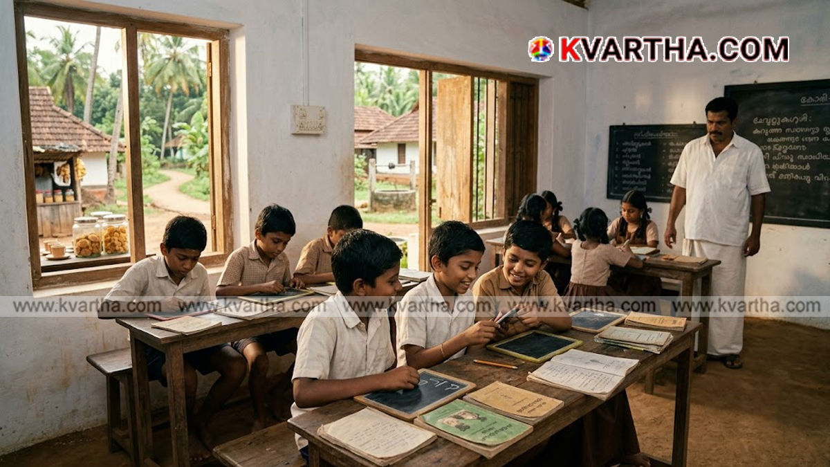  Representational image of a nostalgic old primary school classroom in Kerala