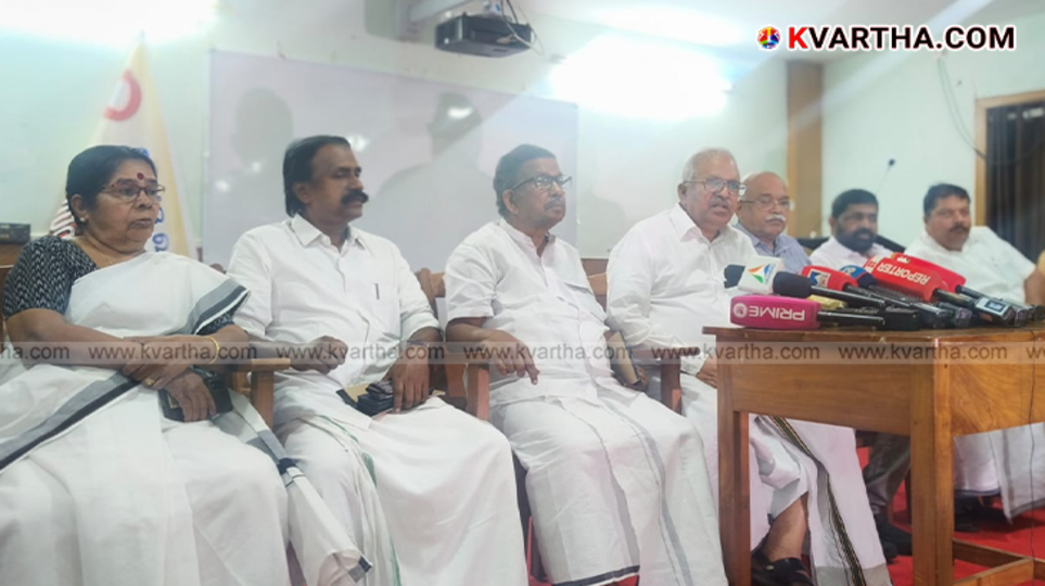 P Jayarajan speaks at Khadi press conference