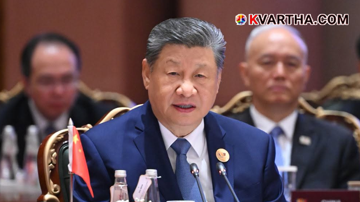 Image reflecting Chinese President Xi Jinping during the BRICS summit