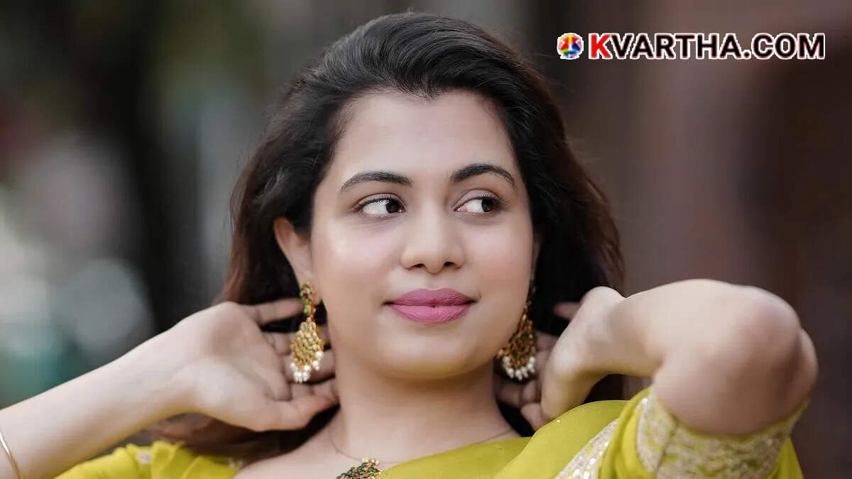 Conceptual image of Malayalam vlogger and influencer Diya Krishna