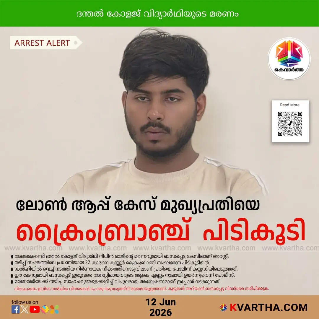 nithin raj death loan app case prime accused arrested