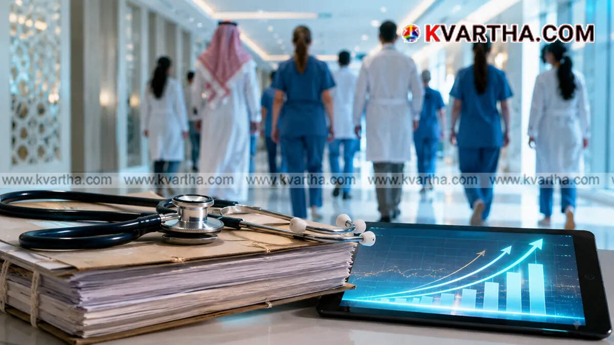 Conceptual image representing nurses and healthcare workers in Kuwait