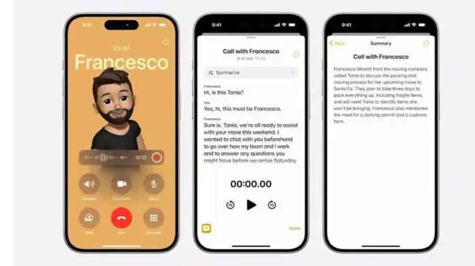 iPhone is finally getting call recording, Mumbai, News, iPhone, Call recording feature, Transcription of recorded call, Technology, Business, National News