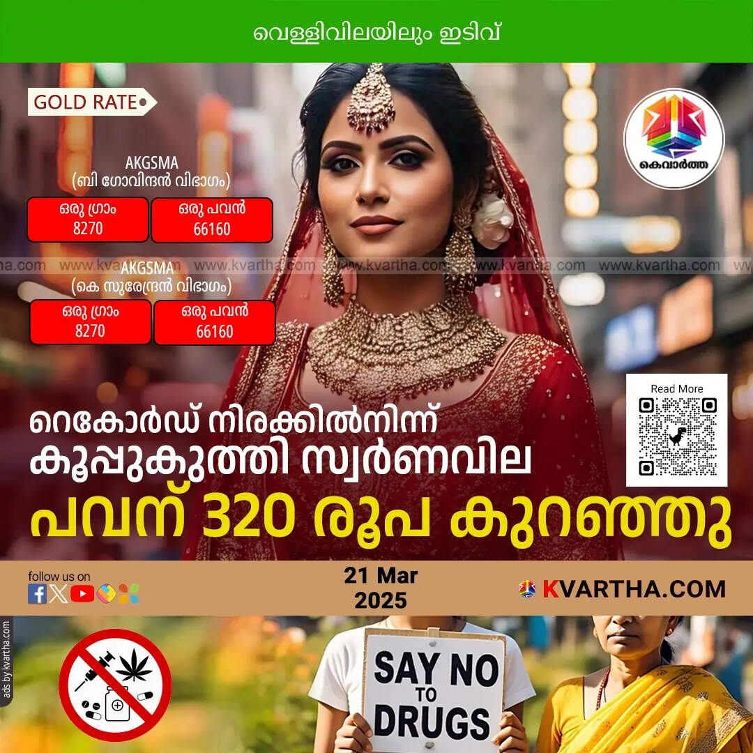 Bride Representing Gold Rate March 21 Kerala