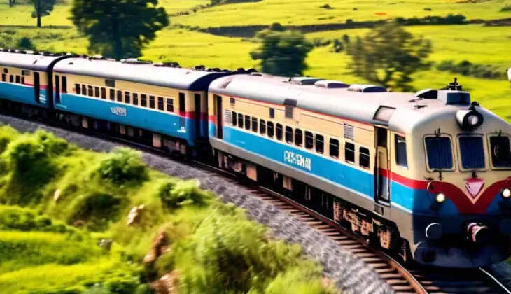 Crowded railway station during Onam season