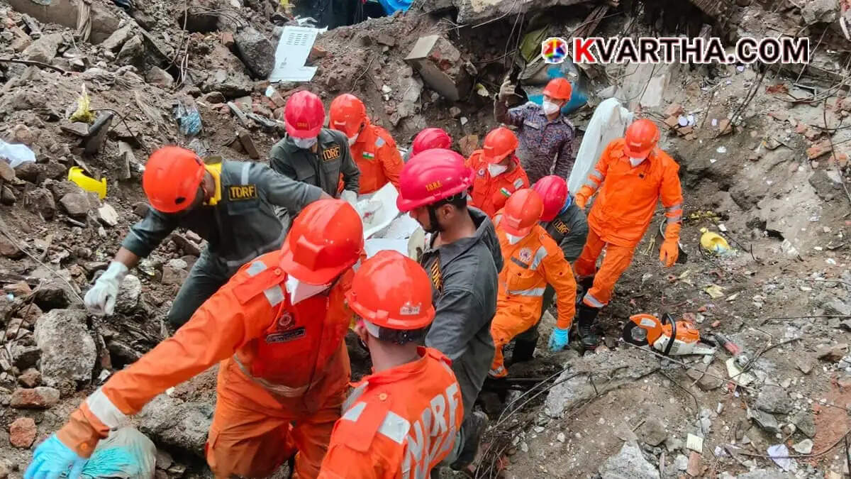 7 dead, 3 injured as dilapidated 4-story building collapses in Maharashtra's Bhiwandi; NDRF rescue operations underway