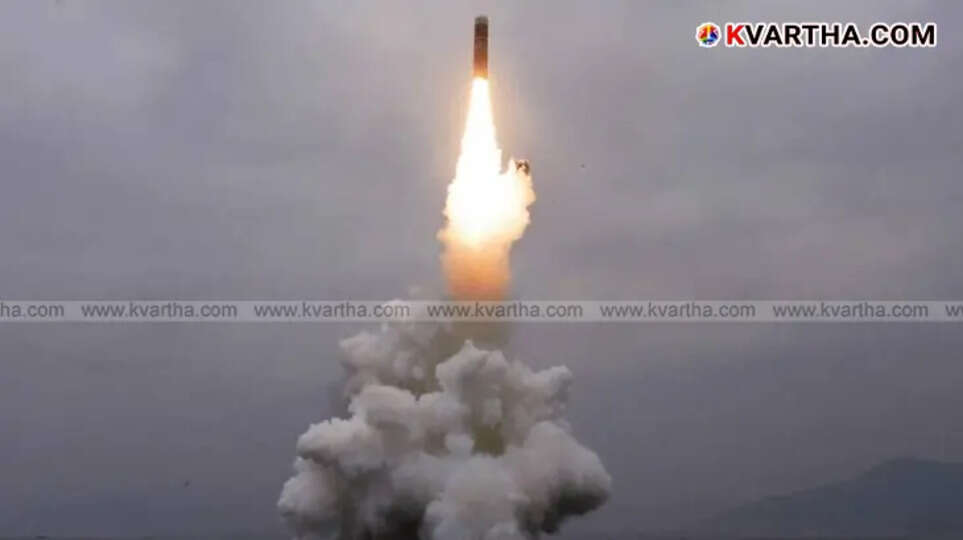 K-6 missile model representing India's new defense system.
